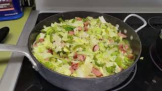 Made Cabbage & Noodles For Dinner -  Delicious