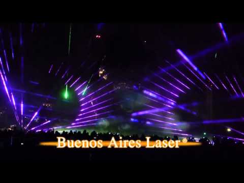 Floralis show multimedia Junio de 2015 - Buenos Aires Laser -