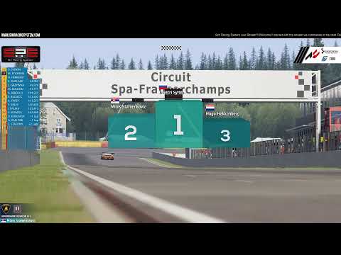 SRS Live Now! GT3Euro @ Spa 20:00GMT 2020-09-20