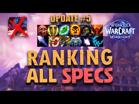 Progressive M+ TIERLIST | #5 Midnight Update | RANKING ALL SPECS | World of Warcraft Midnight