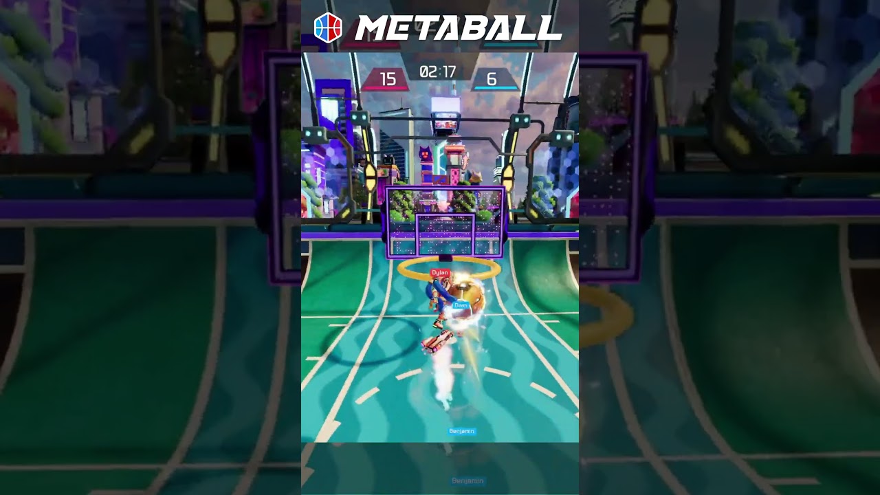 When bots Dunk better than your teammates 😬😬 #metaball #rocketleague  #freetoplay #nba2k23 #nba #rl