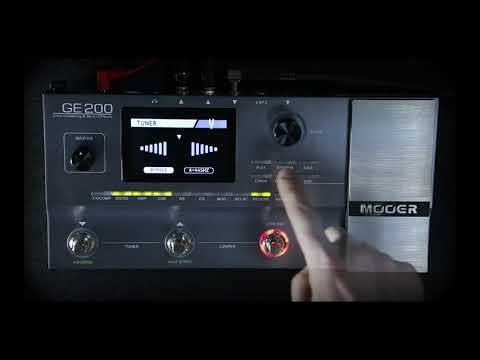 MOOER GE200 Tutorial Part 1 - Quick tour guide