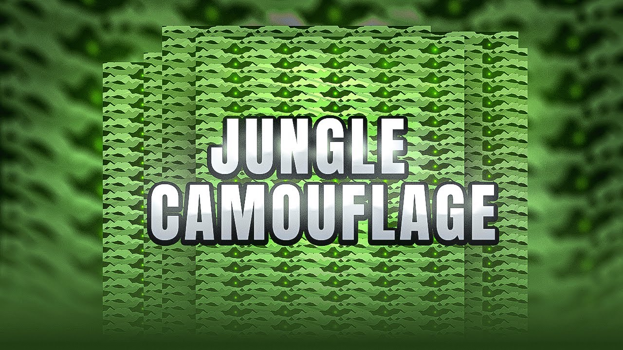 Jungle Camo Vector Illustration – Stealth Forest Design in Adobe Illustrator