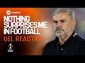 Ange Postecoglou On Nottingham Forest S Loss Fans Calling For Him To Be Sacked UEL