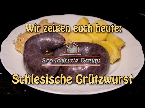 Schlesische Grützwurst selber machen - Wurst selber machen - Opa Jochen`s Rezept