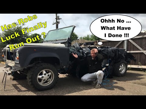 BIGGEST MISTAKE EVER ??? ABANDONED LAND ROVER DEFENDER 130 SV