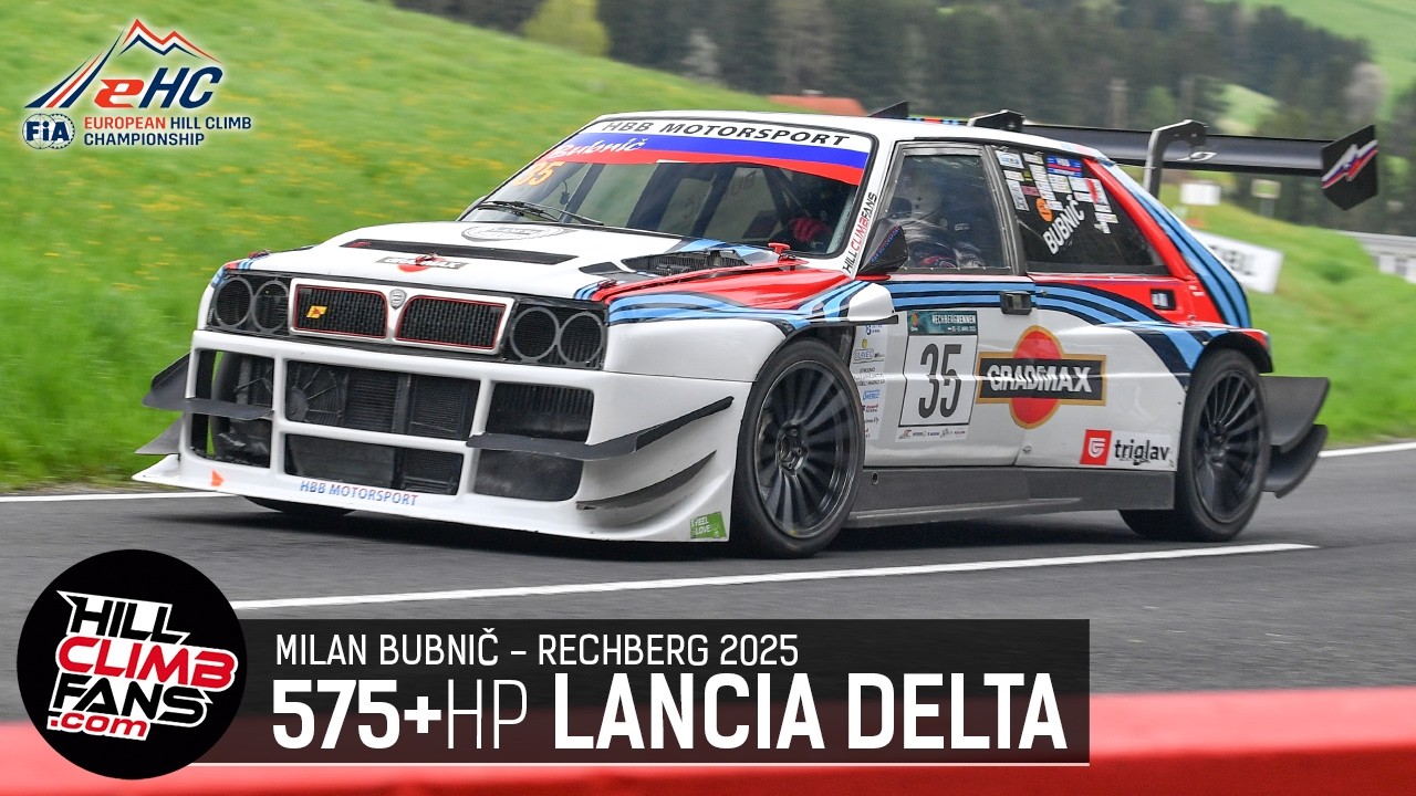 575+hp Lancia Delta Integrale - Milan Bubnič | Hill Climb Rechberg 2025