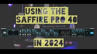 Video thumbnail for FOCUSRITE SAFFIRE PRO 40 STILL USABLE IN 2024? by Heights Lab Official