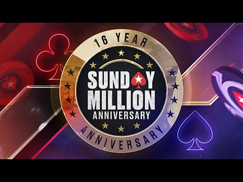 $215 Sunday Million 16th Anniversary, $10M Gtd - Final Table Replay