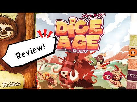 Dice Age the Hunt Board Game review and HOW TO PLAY
