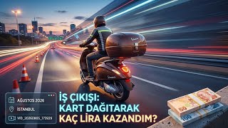MOTORLU KURYELİK KART DAĞITIMI PART TİME EK İŞ 