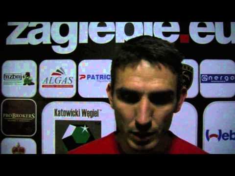Wywiad z Łukaszem Grube po meczu z Bytovią Bytów (1:1 - 05.04.2014)