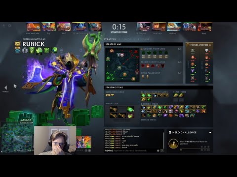 TOPSON Mid Rubick is back with First Item Scepter — STREAM with FACECAM Dota 2