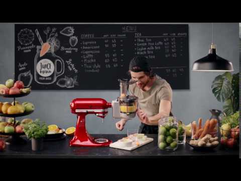 Priedas - lėtaeigė sulčiaspaudė KitchenAid 5KSM1JA video