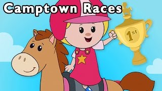 Camptown Races and More | Fast Horse Race Song | Baby Songs from Mother Goose Club!