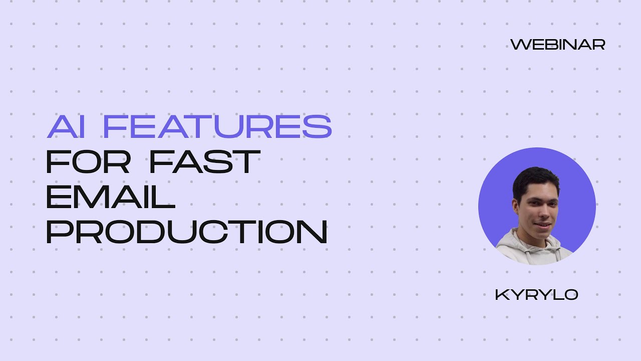 Stripo’s AI features to speed up email production