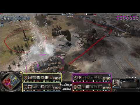 COH2 2v2 tegreon (UK) & BIG_ IRON_rat (US) vs I love you (OK) & Thunder Guard (OH)