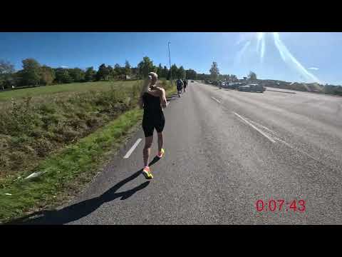 Norasjön Runt 2024 - 21,1 km (Löparperspektiv)