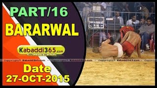 (13) Bararwal (Sangrur) Kabaddi Tournament 27 Oct 2015