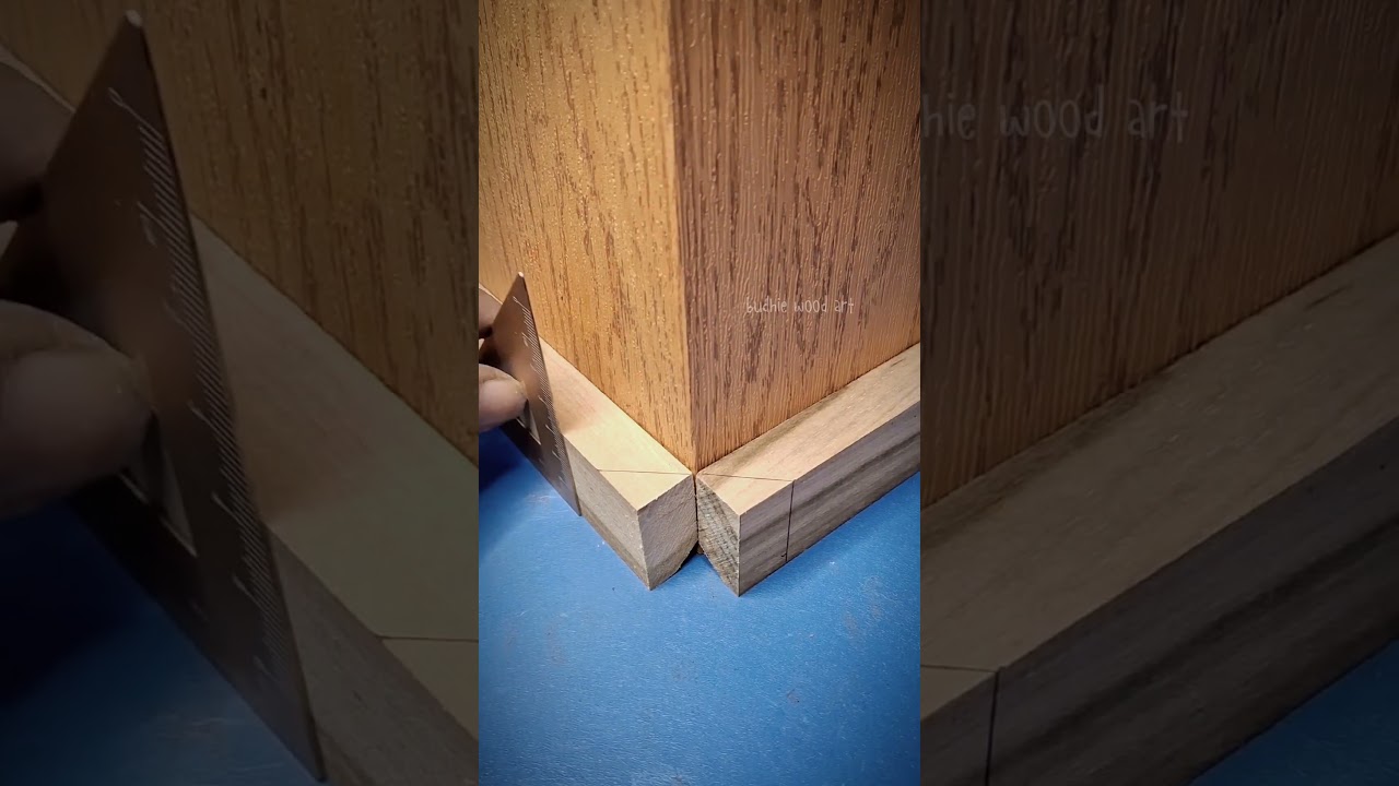 How to Cut Perfect Outside Miters Every Time 🪵 #shortvideo