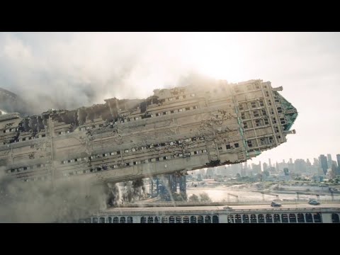 Superman saves a woman from a falling building | Superman (2025) 