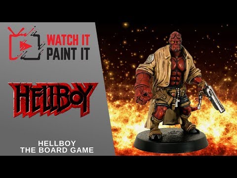 Hellboy the Board Game - Painting Hellboy