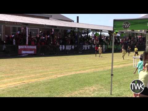 Piet Retief Primary Inter-House Athletics - Arrival & Sprints 2015