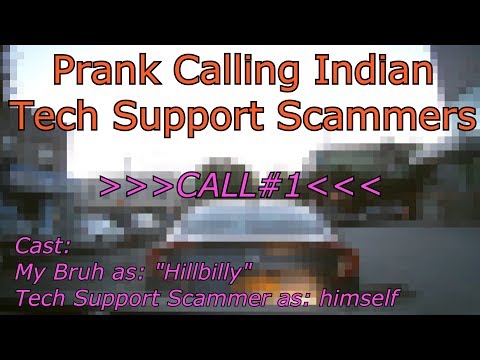 Prank Calling Indian Tech Support Scammers - CALL#1