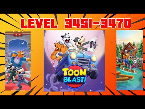 Toon Blast || Level 3451 - Level 3470 || Gameplay