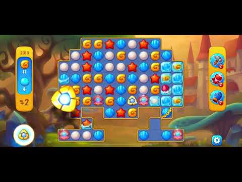 Fishdom 2313 - Hard Level (8 Moves)