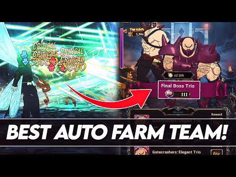 How To *AUTO FARM* Final Boss Trio! 2-3 Turn Clears! (7DS Info) Seven Deadly Sins Grand Cross