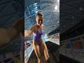 Ever wondered what platform divers think at a new pool?  #divingboard #platformdiving #highdiving