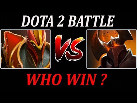 Chaos Knight Versus Dragon Knight - Dota 2 Battle