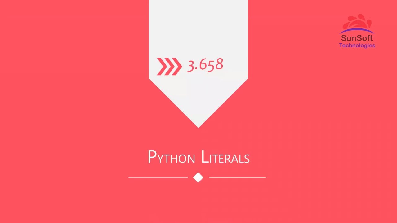 Python Tutorial #4 - Literals