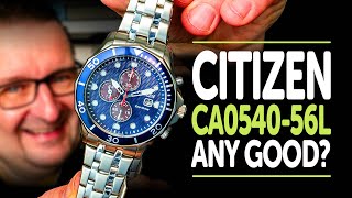CITIZEN CA0540-56L Chronograph Analogue Watch Review - Any Good?