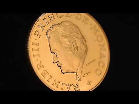 Monaco, Rainier III, 10 Francs, 1974, Paris, Pattern, Gold, PCGS, SP68