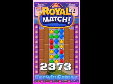 Royal Match Level 2373 - No Boosters Gameplay