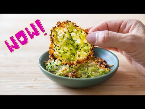 Zucchini Cheese Crisps