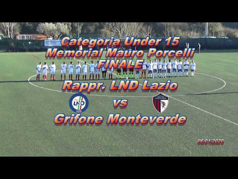 U15 Finale Memorial Porcelli Rappr.  LND Lazio vs Grifone Monteverde highlights 4k
