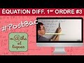 Résoudre une équation différentielle du 1er ordre avec 2nd membre - PostBac