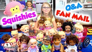 😋 Squishies, Fan Mail and Q&A! 🐵