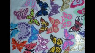 Handmade butterflies Cricut for cards