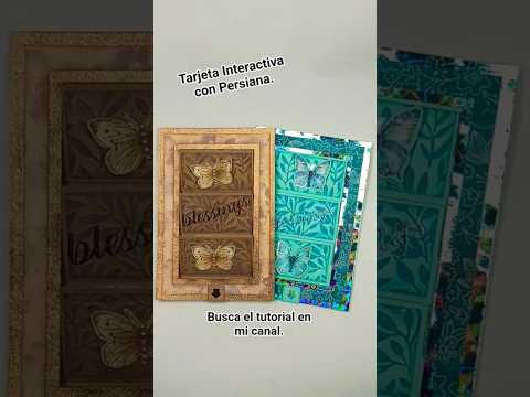 Interactive Card with Blinds #shorts