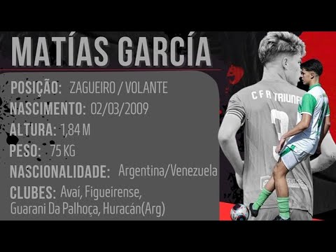 Matías García | Zagueiro e Volante | 2009