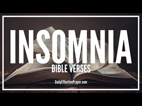 Bible Verses On Insomnia | Scriptures For Insomnia (Audio Bible)