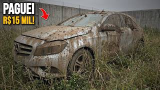 PAGUEI um PREÇO ABSURDO nessa MERCEDES A200 de LEILÃO... E eu NEM SEI se FUNCIONA!