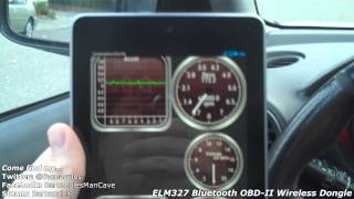 Review of Bluetooth OBD2 Wireless Transceiver Diagnostic Dongle - Check Engine Light