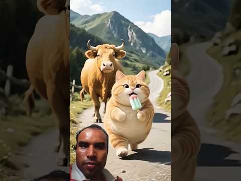 #cat #ekmotahathighumechala #funnyclips PARIMAL MAHATO YouTube 🥹😄😃🥹