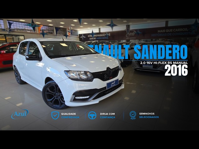 Vídeo RENAULT SANDERO 2.0 16V HI-FLEX RS MANUAL