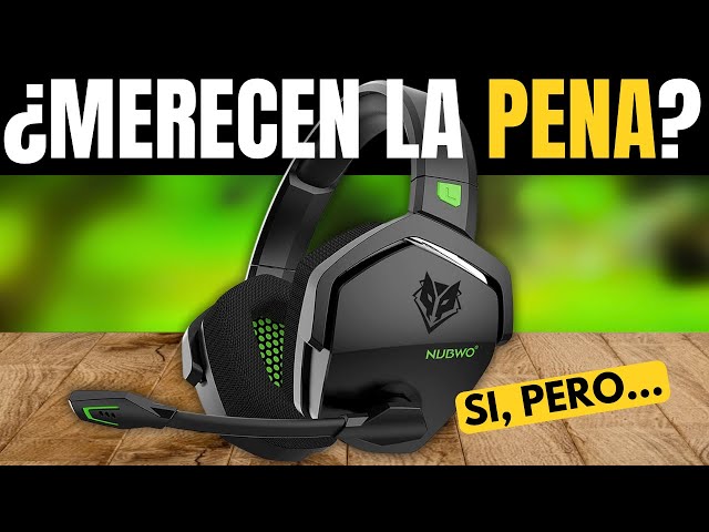 Vídeo relacionado con NUBWO G06 Cascos Gaming Inalámbricos con Drivers de 50 mm para PC/Ps5/Ps4/NS/Mobile,Auriculares Gaming Inalámbricos con 2.4 GHz+Bluetooth 5.3 Modo Dual,7.1 Sonido Envolvente,Duración 100Hr+ - Púrpura